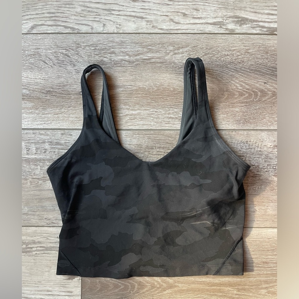 Lululemon Black Camo Align Top